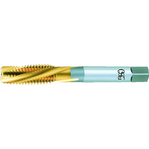 トラスコ中山 OSG TiNコーティング高速シンクロタップ(逆ねじれメートルねじ用) M3 ピッチ0.5mm 20710(ご注文単位1本)【直送品】