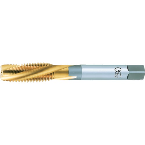 トラスコ中山 OSG TiNコーティング高速シンクロタップ(逆ねじれメートルねじ用) M6 ピッチ1mm 20722(ご注文単位1本)【直送品】