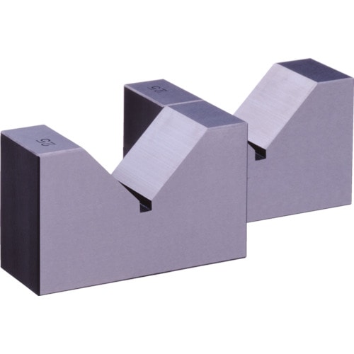 トラスコ中山 ユニ 焼入Vブロック 125mm(ご注文単位1組)【直送品】