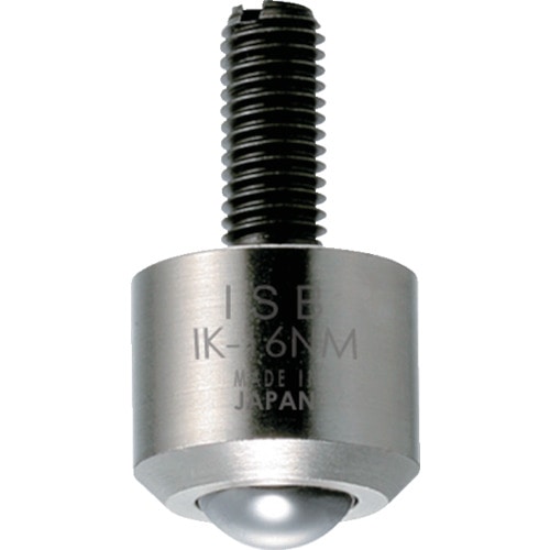 トラスコ中山 ISB 下向用ボールキャスター イグチベアー IK-16NM スチール製(ご注文単位1個)【直送品】