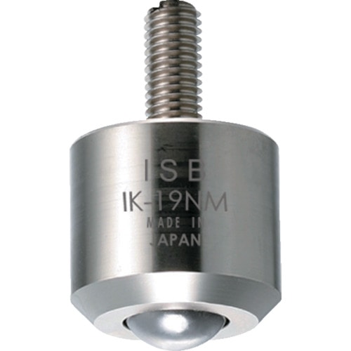 トラスコ中山 ISB 下向用ボールキャスター イグチベアー IK-19NM スチール製(ご注文単位1個)【直送品】