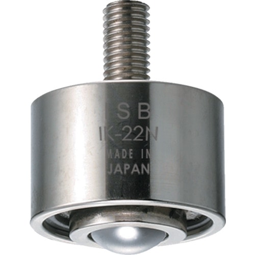 トラスコ中山 ISB 下向用ボールキャスター イグチベアー IK-22N スチール製(ご注文単位1個)【直送品】