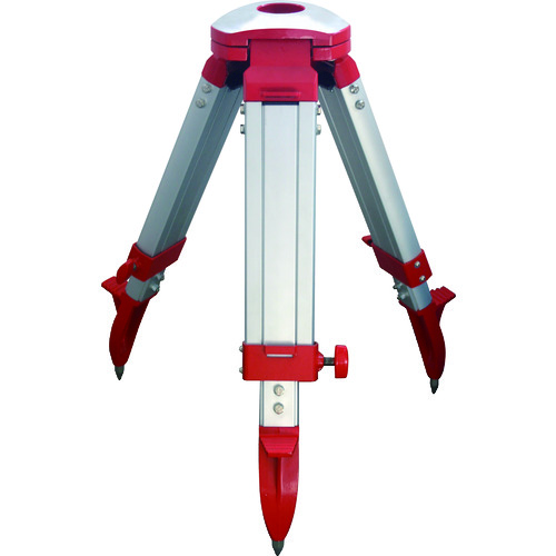 トラスコ中山 STS オートレベル用アルミ短三脚 ねじ径5/8インチ 脚足形状球面(ご注文単位1本)【直送品】
