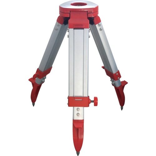 トラスコ中山 STS オートレベル用アルミ短三脚 ねじ径5/8インチ 脚足形状平面(ご注文単位1本)【直送品】