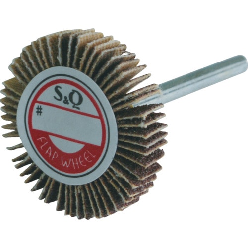 トラスコ中山 MURAKO 軸付フラップ金具無し 外径30 幅5 軸径3mm 240#(ご注文単位10個)【直送品】