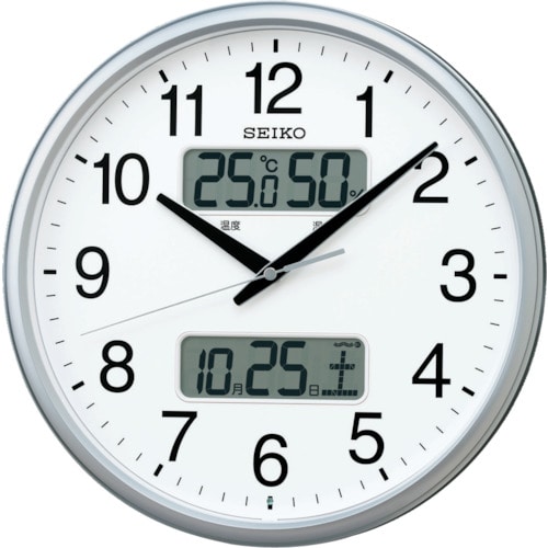 トラスコ中山 SEIKO 電波掛時計 120-6825(ご注文単位1個)【直送品】