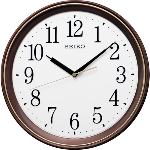 トラスコ中山 SEIKO プラスチック風防電波時計(ご注文単位1個)【直送品】