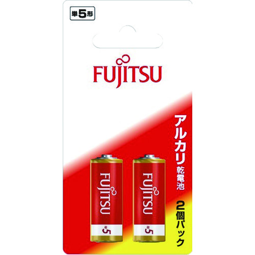 トラスコ中山 富士通 アルカリ 単5形2本パック(ご注文単位1パック)【直送品】