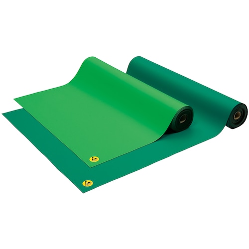 トラスコ中山 ベッセル 導電性ゴムマット(グリーン) No.SG-100(ご注文単位1巻)【直送品】