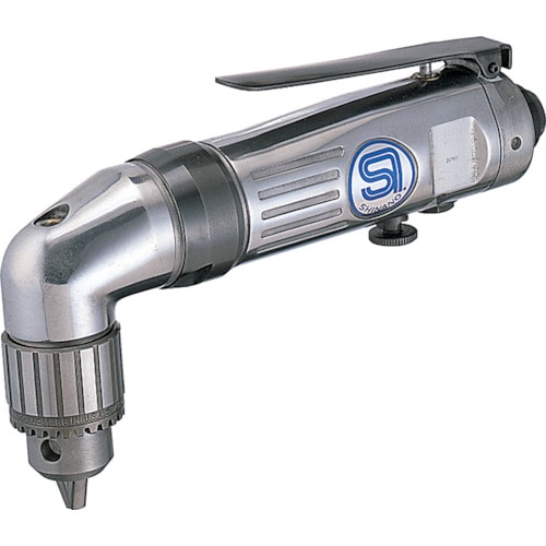 トラスコ中山 SI エアドリル エアアングルドリル チャック能力10mm 穴あけ能力10mm(ご注文単位1台)【直送品】