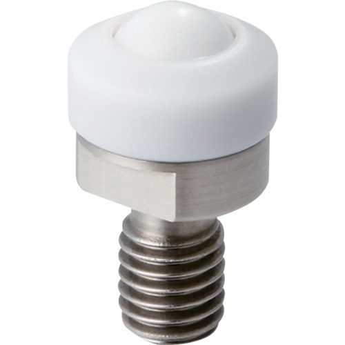 トラスコ中山 FREEBEAR クリーンルーム用ボールキャスター フリーベア SJ-3H-POM-PTFE-CR(ご注文単位1個)【直送品】