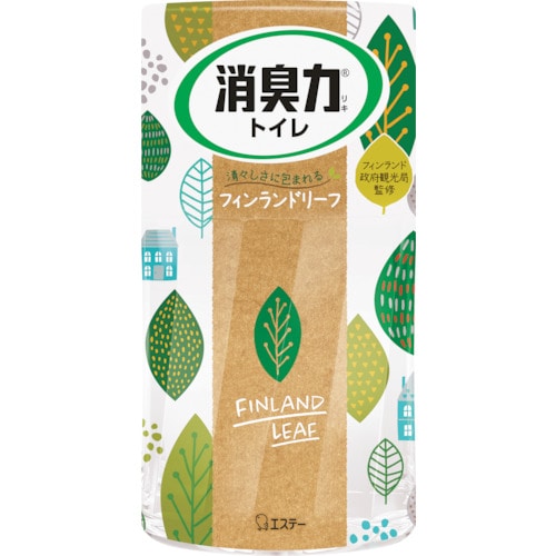 トラスコ中山 エステー 消臭力トイレ用 フィンランドリーフ（ご注文単位1個）【直送品】