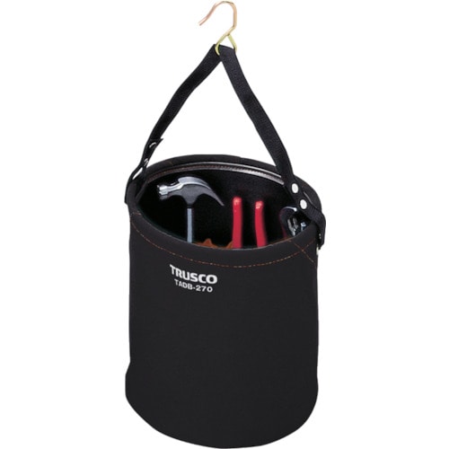 トラスコ中山 TRUSCO アタッチメント付電工バケツ Φ270X300(ご注文単位1個)【直送品】