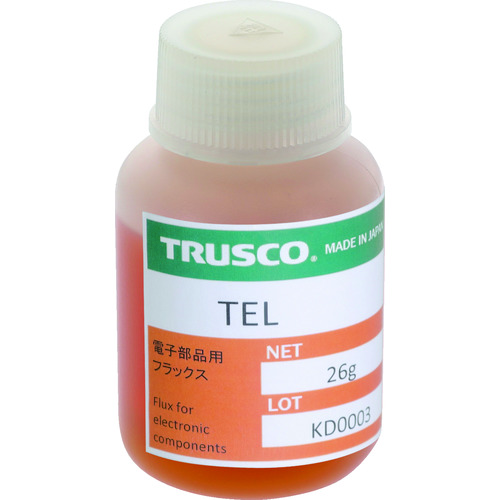 トラスコ中山 TRUSCO 電子部品用はんだフラックス 30CC(ご注文単位1個)【直送品】