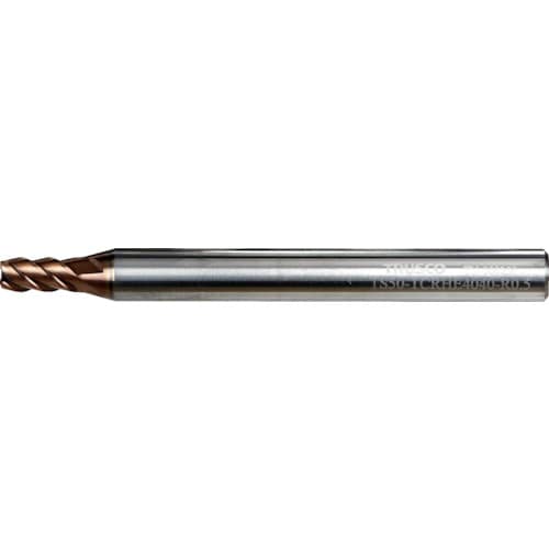 トラスコ中山 TRUSCO エンドミル 超硬ハイヘリカルラジアスエンドミル(4枚刃)Φ4XR0.5(ご注文単位1本)【直送品】