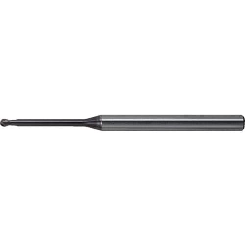 トラスコ中山 三菱K 2枚刃インパクトミラクルロングネック 超硬ボールエンドミル3mm 299-2868(ご注文単位 1本)【直送品】
