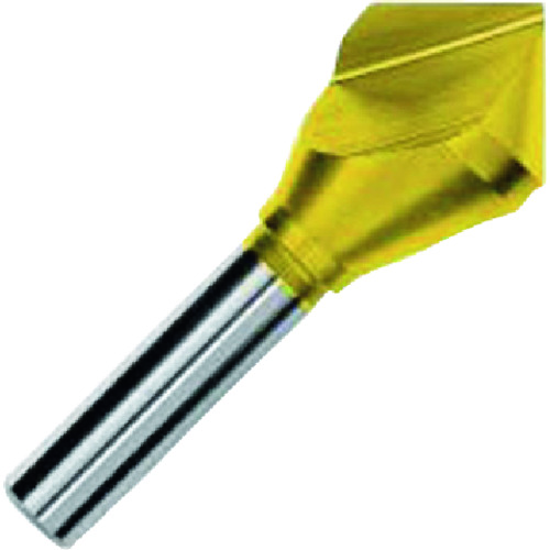 トラスコ中山 ウォーターミルズ 1枚刃 カウンターシンク90°20dxL65 Hss-5Co TiN(ご注文単位 1本)【直送品】