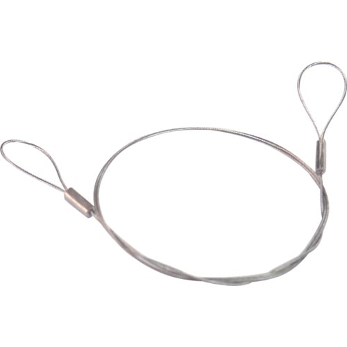 トラスコ中山 ニッサチェイン ステンレスカットワイヤー アルミカシメ 0.36X600mm (1本=1PK)(ご注文単位 1本)【直送品】