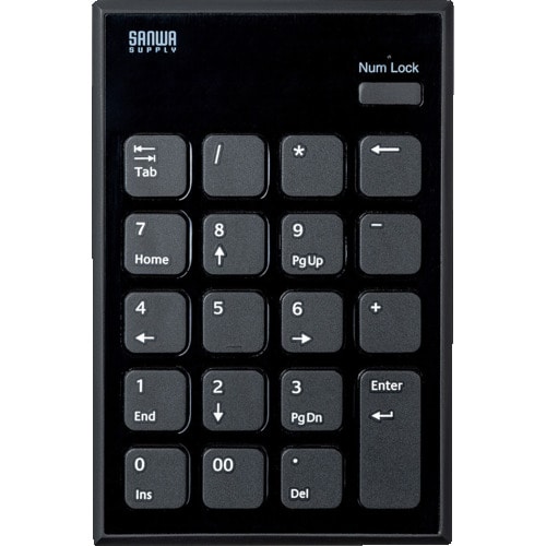 トラスコ中山 SANWA Bluetoothテンキー 203-1637 (ご注文単位1個) 【直送品】