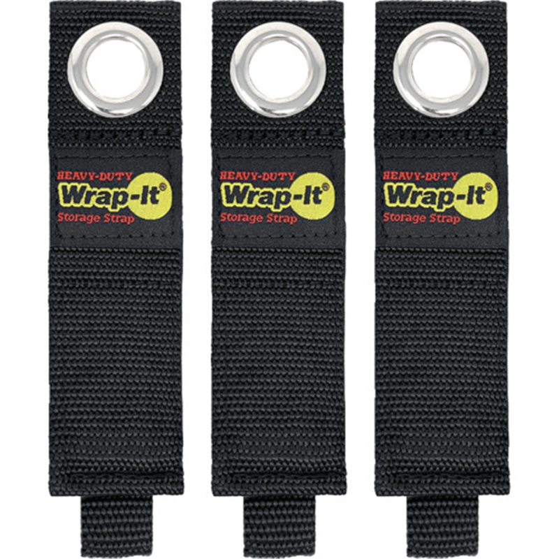 WrapーIt フック付ストラップHEAVYーDUTY 10インチ(3本入り) 1個（ご注文単位1個）【直送品】