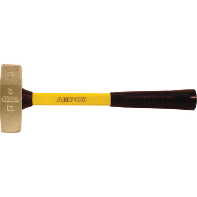 Ampco 防爆両口ハンマー(グラスファイバーハンドル) 頭径38mm 頭長130mm 1丁(ご注文単位1丁)【直送品】