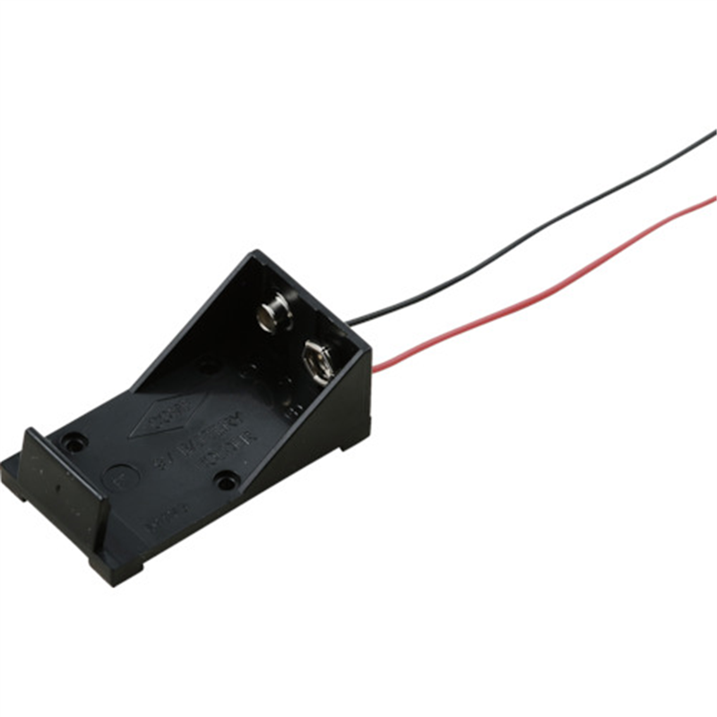 タカチ リード線付電池ホルダー 006P×1 1個（ご注文単位1個）【直送品】