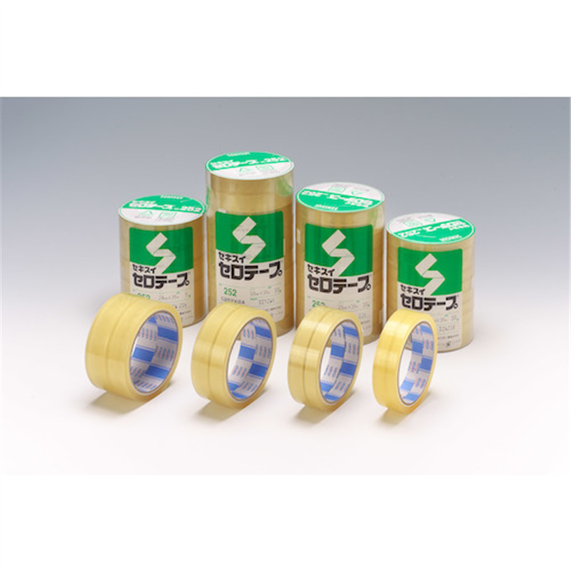 積水 セロテープ#252 12X50 1巻（ご注文単位10巻）【直送品】