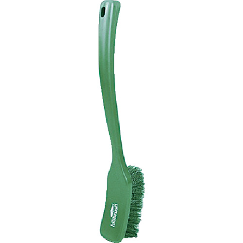 HillBrush ロングハンドルブラシ(ソフト)緑 406X50 1本(ご注文単位1本)【直送品】