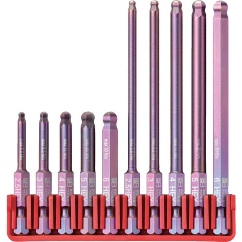 PBスイスツールズ E6-714ビットブロックセット 1セット（ご注文単位1セット）【直送品】