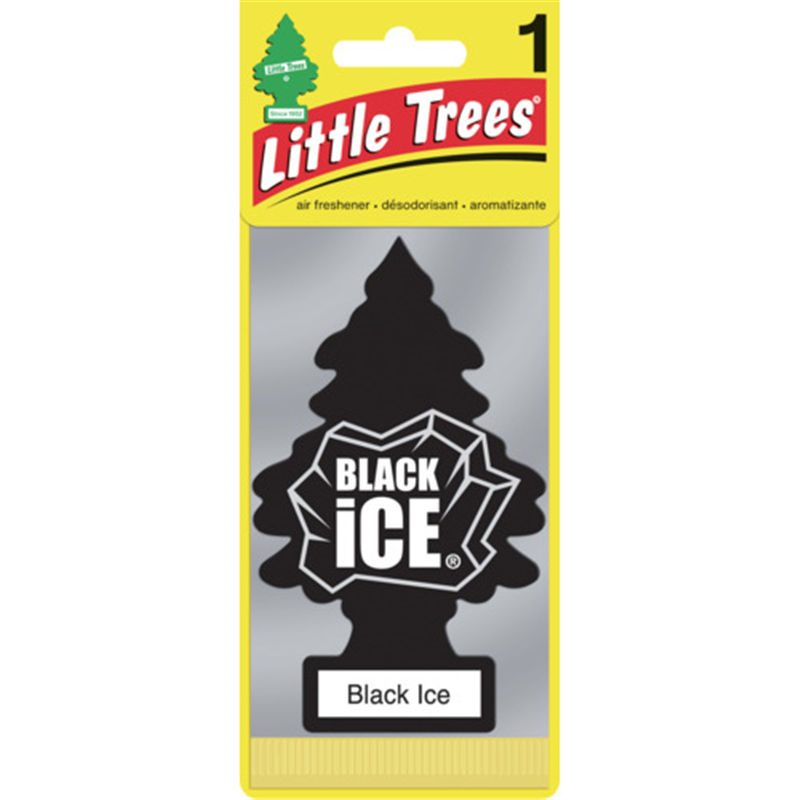 リトルツリーズ LT エアーフレッシュナー 1P - Black Ice(ブラックアイス) 1枚（ご注文単位1枚）【直送品】