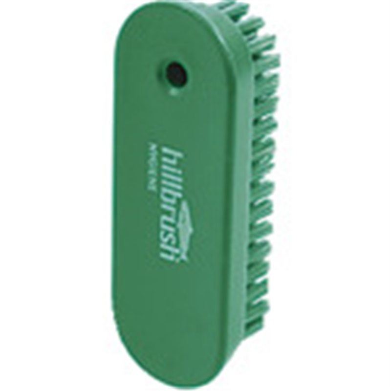 HillBrush ネイルブラシ緑 122X44 1本(ご注文単位1本)【直送品】