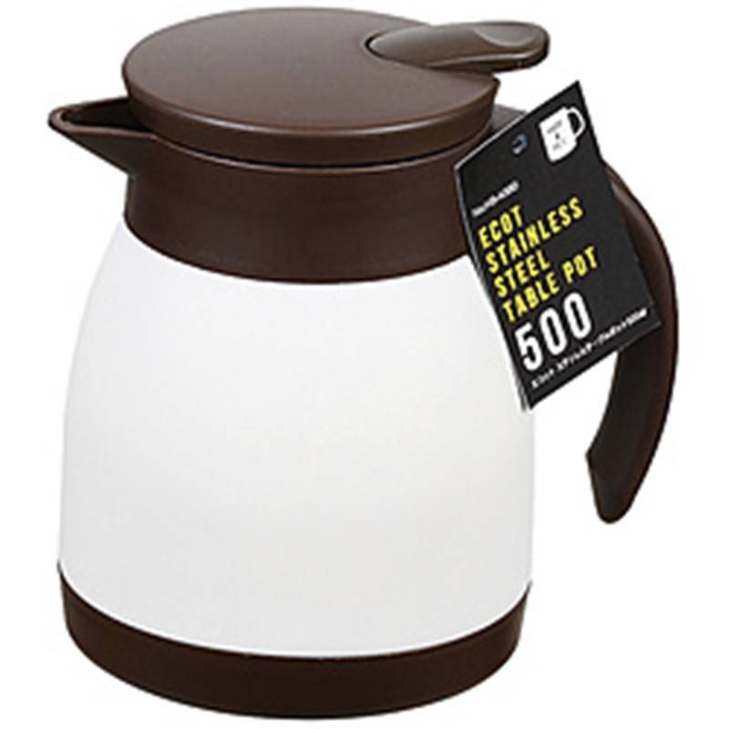パール金属 PEARL METAL エコット ステンレステーブルポット 500ml HB-4380 1個(ご注文単位1個)【直送品】