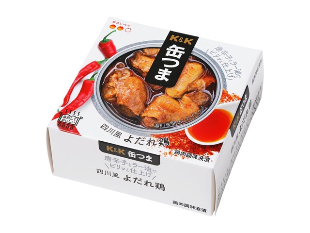 K&K缶つま四川風よだれ鶏75g※軽(ご注文単位6個)【直送品】