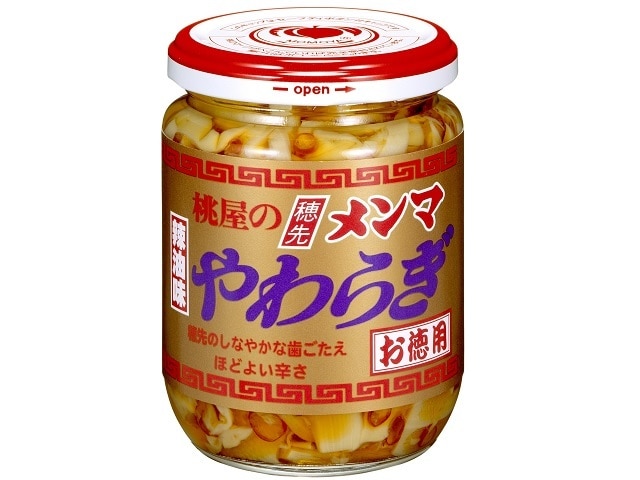 桃屋穂先メンマやわらぎお徳用210g※軽(ご注文単位6個)【直送品】