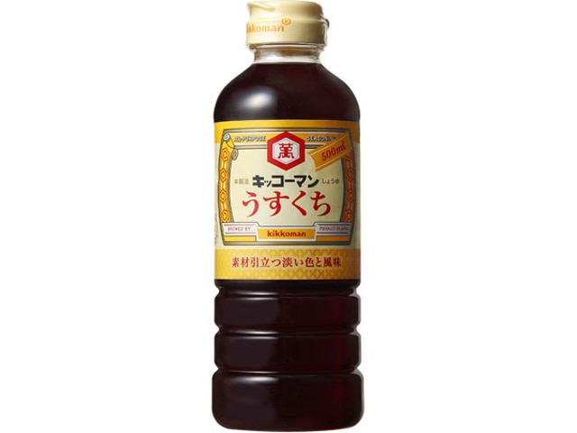 キッコーマンうすくち醤油500ml※軽(ご注文単位6個)【直送品】