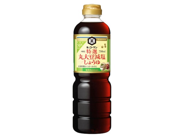 キッコーマン特選丸大豆減塩750ml※軽(ご注文単位6個)【直送品】