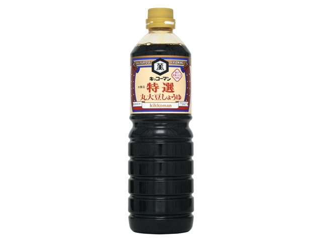 キッコーマン特選丸大豆醤油パック1L※軽(ご注文単位6個)【直送品】