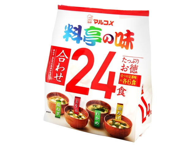 マルコメたっぷりお徳料亭の味24食432g※軽(ご注文単位6個)【直送品】