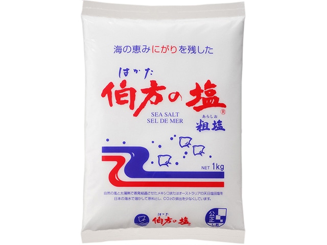 伯方の塩1kg※軽(ご注文単位10個)【直送品】