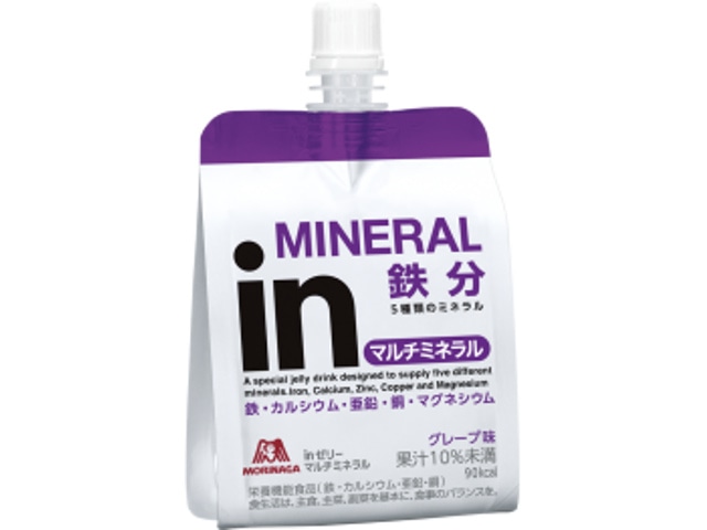 森永製菓inゼリーマルチミネラル180g※軽(ご注文単位6個)【直送品】
