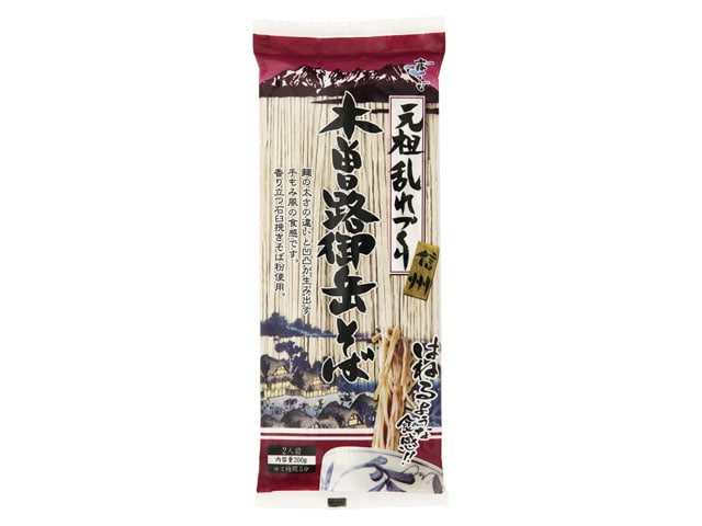 はくばく木曽路御岳そば200g※軽(ご注文単位12個)【直送品】