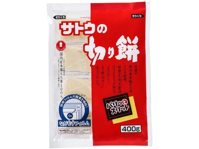 サトウ切り餅パリッとスリット400g※軽(ご注文単位10個)【直送品】