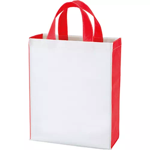 MARKLESS STYLE 不織布 コンビトート M レッド TR-0667-002 1枚(ご注文単位1枚)【直送品】