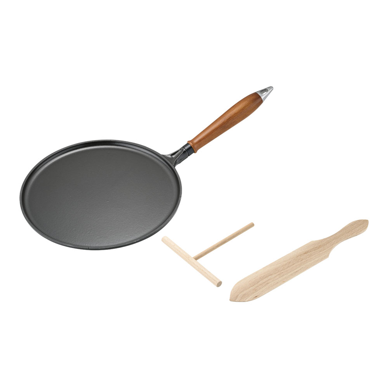 ストウブ 木柄クレープパン 40509-525 28cm 1箱(ご注文単位1箱)【直送品】