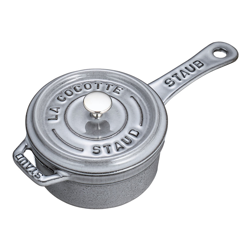 ストウブ スモール ソースパン 10cm 40509-536 グレー 1箱(ご注文単位1箱)【直送品】