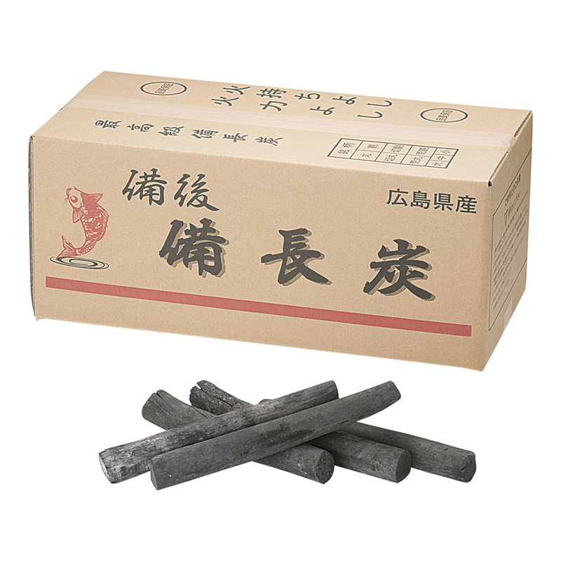 備後 備長炭(広島) 丸中 1箱(ご注文単位1箱)【直送品】