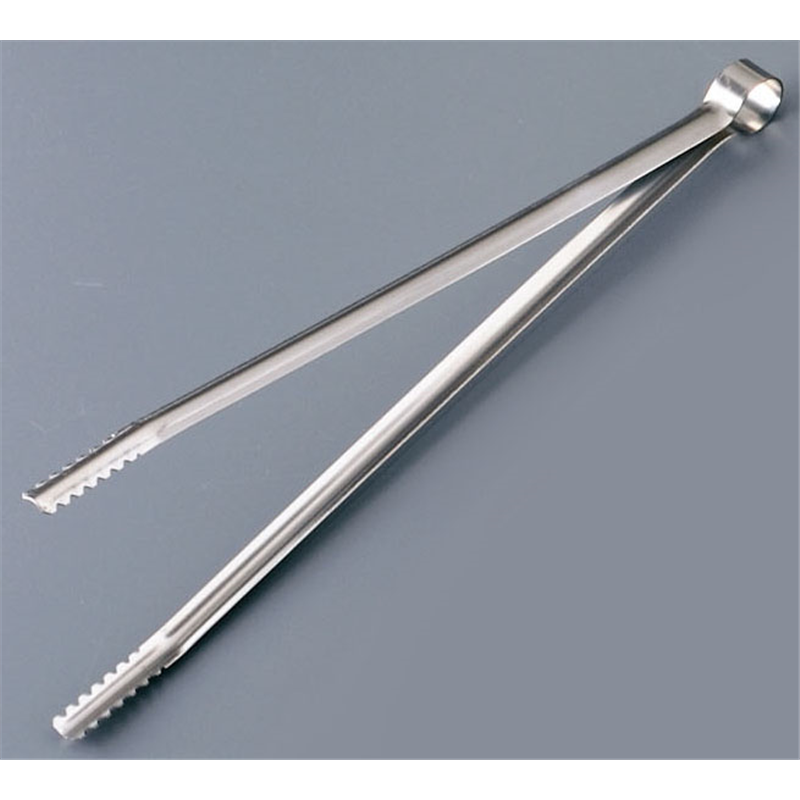エコクリーン 18-0厚口炭バサミ 19.5cm 1袋(ご注文単位1袋)【直送品】