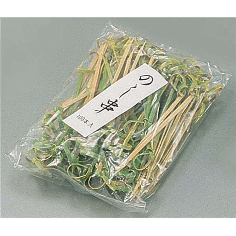 竹製のし串（100本入）　　90mm  1袋（ご注文単位1袋）【直送品】