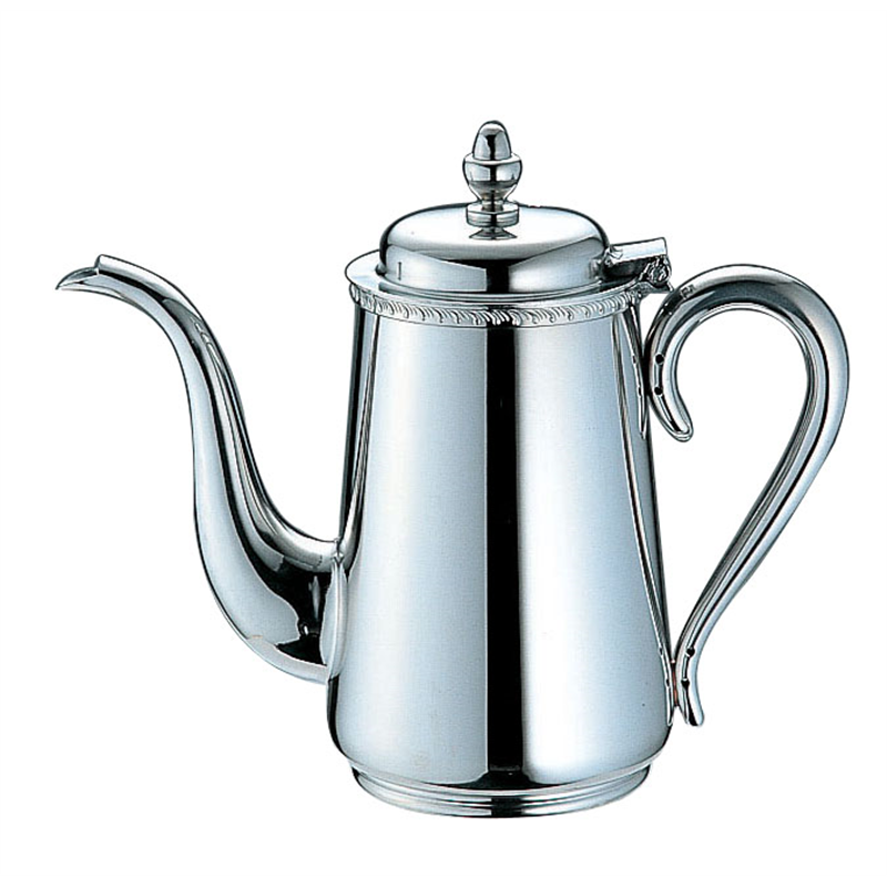 UK18-8菊渕コーヒーポット 3人用 1箱(ご注文単位1箱)【直送品】