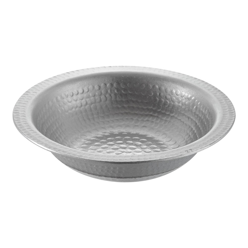 アルミ電磁用うどんすき(白仕上げ) 27cm 1袋(ご注文単位1袋)【直送品】